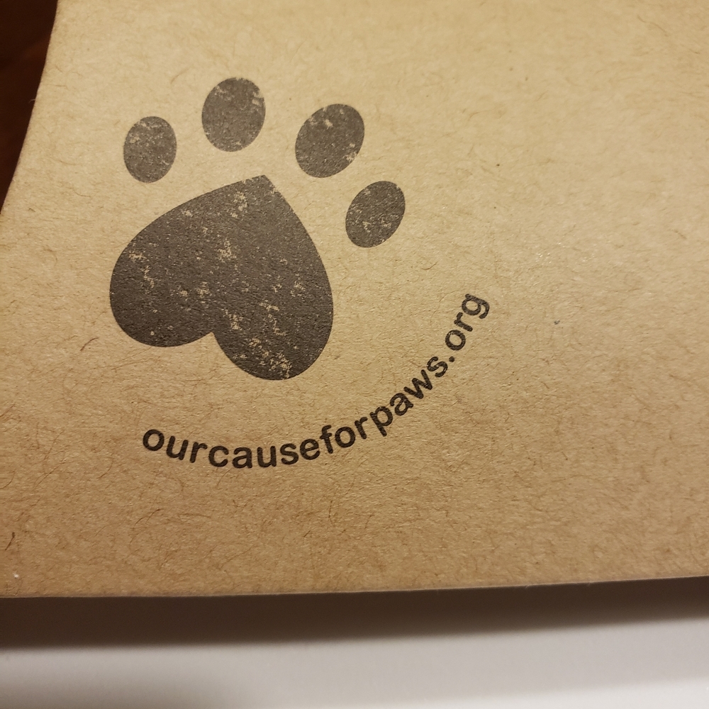 Cause for Paws- Bracelet w/ Silver Paw Print Charm - Picture 3 of 3